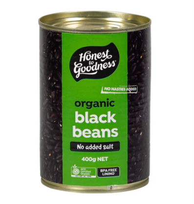 Canned Black Beans ORGANIC | Sunshine Coast Wholefoods